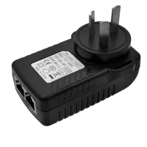 Black /white POE adapter 5v 9v 12v 24v 48v poe injector Gigabit 48V poe power adapter