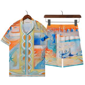 Conjunto Casual de Verano <span class=keywords><strong>Casablanca</strong></span>, Pantalones Cortos de Diseñador, Camisas de Manga Corta Unisex para Hombre, Conjunto de 2 Piezas de Lujo y Tendencia, Ropa de Marca - Product Image 6