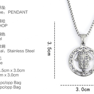 Joyería Personalizada, Collares con Colgantes de Mano de Hama para Mujer, Venta Caliente, Joyería Turca de Alta Calidad, Dijes de Acero Inoxidable - Product Image 4