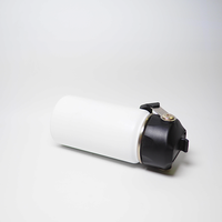 Bouteille d'eau isotherme portable personnalisée pour enfants en acier inoxydable 350 ml, anti-fuite avec paille et poignée pour la randonnée et le camping