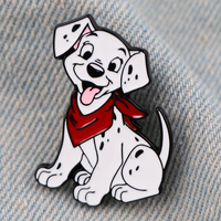 Chien tacheté émail doux métal épinglette conception personnalisée en gros Animal Logo Badge cadeau porte-clés breloque
