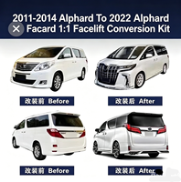 Nouveau kit de conversion Alphard Vellfire séries 20 à 35, design Modellista pour modèles 2008 à 2015, ajustement avancé du châssis et optimisation des performances