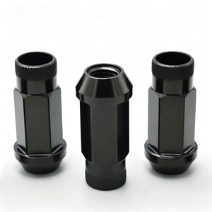 Écrous de roue universels en titane M12x1.5, lot de 20 écrous de course à siège conique pour Toyota Honda Mazda Subaru Ford - Product Image 1