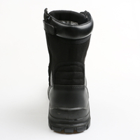 Bottes de sécurité industrielles en cuir lisse Aimboo, résistantes aux coupures, chaussures de travail, vente en gros d'usine, bottes de sécurité d'usine S1P
