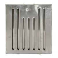 Pièces de hotte de cuisine à bas prix d'usine filtre en acier inoxydable de hotte de cuisine déflecteur d'application de cuisinière