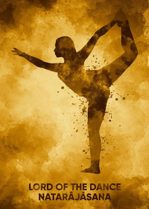 Vintage Yoga Pose série toile <span class=keywords><strong>peinture</strong></span> Om symbole musculation Art affiche pour méditation huile toile décoration murale pour la maison Yoga - Product Image 6