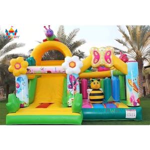 Château gonflable de haute qualité avec thème d'animaux, bannière, toboggan, château gonflable papillon, château gonflable <span class=keywords><strong>abeille</strong></span>, château gonflable à vendre - Product Image 3