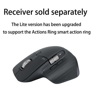 Ratón inalámbrico Bluetooth Logitech <span class=keywords><strong>MX</strong></span> Master <span class=keywords><strong>3S</strong></span> Lite, ratón silencioso para oficina, ergonómico, receptor inalámbrico se vende por separado - Product Image 2
