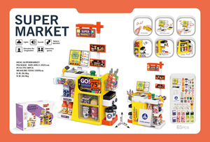 ของเล่นเด็ก ชุดครัวจำลอง บ้านครัว ของเล่นทำอาหาร ของเล่นร้านขายขนม ของเล่นซูเปอร์มาร์เก็ตจิ๋ว โต๊ะ<span class=keywords><strong>อาหาร</strong></span> ของเล่นสำหรับเด็ก - Product Image 2