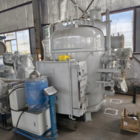 Fourneau de fusion à induction sous vide 100 kg, contrôle PLC, certifié ISO9001, avec enregistrement des données de processus et export PDF/Excel