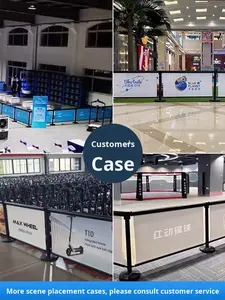 Barrière de clôture publicitaire YMX sans éclairage pour centre commercial, <span class=keywords><strong>piscine</strong></span>, zone de tutorat privé, lieu d'activités, séparation de file d'attente - Product Image 6