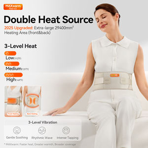 Kabelloser Therapie-Taillenmassagegürtel 6000nm 14000nm Vibration Lendenwirbelstütze Massagegerät für Unterer Rückenschmerzen-Linderung - Product Image 3