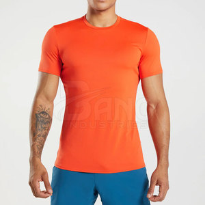 Men's Comfortable Fitness T-Shirts Durable Knitted Fabric O-Neck Short Sleeve with Solid Colors Printed Pattern Made in Pakistan - Product Image 6