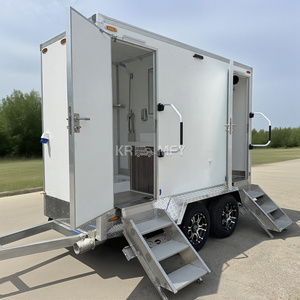 Remolque de Baño Portátil de Lujo para Exteriores 2025, Baño Móvil VIP para Campamentos - Product Image 6