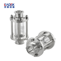 Vitre de contrôle sanitaire en acier inoxydable poli Leadtek 304 316L, 2 pouces, normes 3A SMS ISO IDF, forgée