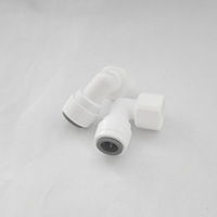 Connecteur de purificateur d'eau, filetage interne à 3 points vers adaptateur rapide coudé sans carte, accessoire pour machine à eau pure