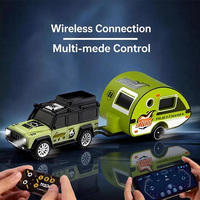 Voiture RC miniature en alliage 1:64 personnalisée, modèle de bureau, rechargeable par USB, vitesse variable, 4 canaux, écologique, télécommande intérieure-extérieure