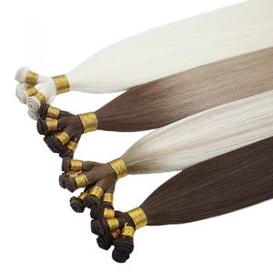 Extensiones de Cabello Humano Virgen 100% de Dragonbeauty Factory, de 10 a 30 Pulgadas, Tejidas a Mano, Lisas, Color Negro Natural, Venta al Por Mayor - Product Image 2