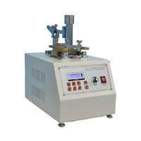 Testeur de résistance à la décoloration des couleurs par frottement du cuir HT-LR, machine de test de frottement à sec et humide pour le cuir, le plastique et les textiles, test de résistance au transfert de couleur