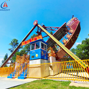 Juego Mecánico de Barco <span class=keywords><strong>Pirata</strong></span> para Parque de Atracciones al Aire Libre, Columpio Giratorio, Barco de Fibra de Vidrio Resistente en Venta - Product Image 3