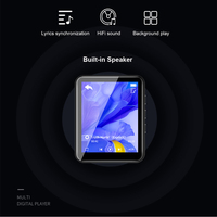 Lecteur MP3 portable mini avec haut-parleur intégré, écran TFT de 1,8 pouce, mémoire de 64 Go pour radio FM, livres électroniques pour enfants et étudiants
