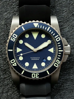 Montre en titane de haute qualité, dernier modèle, boîtier en acier inoxydable, mouvement automatique mécanique, verre saphir, aiguilles, 20 BAR