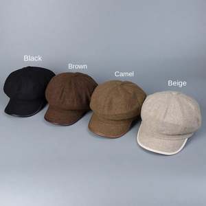 Nouvel Arrivage – Chapeau Béret Rétro Élégant pour Femme, Chapeau de Peintre Artistique Automne-Hiver, Béret Newsboy Tendance pour Femme - Product Image 2