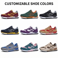 Chaussures de course respirantes en maille de haute qualité avec logo personnalisé, semelle en caoutchouc durable, baskets tendance pour hommes
