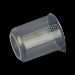 Scientific 25ml 50ml 100ml 150ml 250ml 500ml 1000ml PP <strong>Measuring</strong> Cup Transparent <strong>Plastic</strong> Graduated <strong>Beaker</strong> - Product Image 3