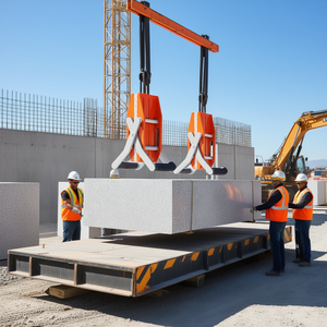 Morsetti per il trasporto di pietre a due mani, capacità 660 libbre, manipolatori per pannelli in granito, attrezzatura per la movimentazione di materiali - Product Image 2