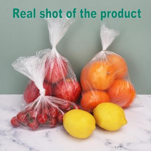 KUKLIPJIM Plastic Produce Bags 8 x 12 Inch 1880 Pcs <b>Roll</b> For <b>Fruits</b> Vegetables Food Storage - Product Image 4