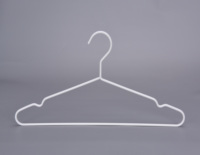 Cintres en métal blancs durables pour vêtements