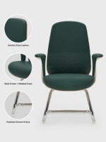 Chaise de bureau exécutive ergonomique contemporaine en cuir PU, pivotante et réglable, très confortable, pour atelier et chambre à coucher