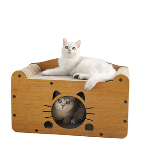 Extra Large Multi functional <b>Cat</b> House Scratcher Wear Resistant Low Dust All Season <b>Cat</b> Villa Sofa Bed - Product Image 1