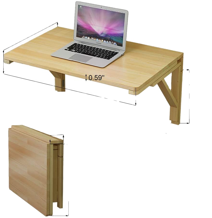 Combohome Складной настенный стол, обеденный стол из массива дерева, складной компьютерный стол, стол для обучения