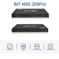 Processeur vidéo mural 4K60 multi-écrans avec 9 sorties HDMI, prise en charge des entrées HDMI ou DP, pour affichage mural LCD 2x4, 3x3