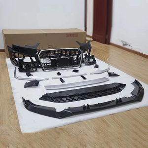 Kit carrosserie pour <span class=keywords><strong>Audi</strong></span> A4 <span class=keywords><strong>S4</strong></span> B9 2017 2018 2019 <span class=keywords><strong>2020</strong></span>, style RS4, pare-chocs avant et arrière avec calandre et diffuseur - Product Image 3