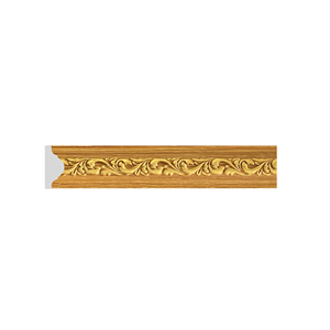 Moulures murales en PS imperméables, couleur personnalisée, grain de bois, polystyrène, garniture intérieure décorative, fournisseur PC410 - Product Image 1