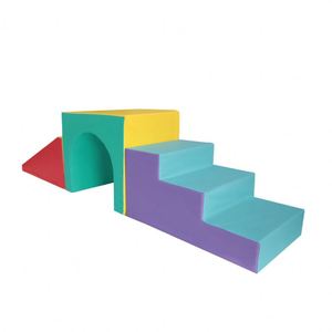 Équipement de jeux souples pour enfants, idéal pour les fêtes intérieures/extérieures, ensemble de blocs en bois et PVC, pour la maison, l'école et les centres commerciaux, garantie 1 an - Product Image 3