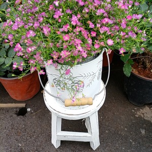 Supporto per Fiori da Giardino per Decorazione di Ville e Cortili, Sgabello Rotondo per Balcone - Product Image 3