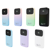 Batterie externe magnétique 5000 mAh, charge rapide sans fil magnétique PD 20W, design métallique ultra-fin