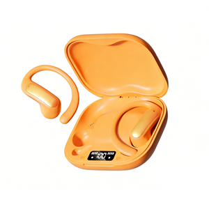 Audífonos Intrauditivos Semi Inalámbricos M140 al por Mayor, con Gancho para la Oreja, Sonido Estéreo HiFi, Resistentes al Agua, con Pantalla LED Digital, Audífonos TWS - Product Image 1