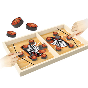 Mancınık satranç ahşap masaüstü Mini futbol basketbol hokey masa oyunu <span class=keywords><strong>2</strong></span> oyuncu savaş oyunu aile interaktif ahşap satranç - Product Image 2