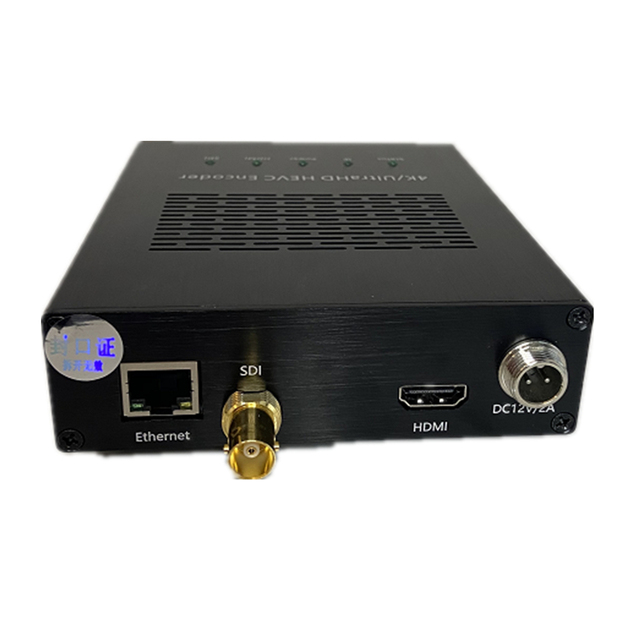 Catcast FCC Certified 4K UHD H265 10 Bit 12G-SDI IP Encoder with 100Mbps Encoding for 5G Live Video Transmission