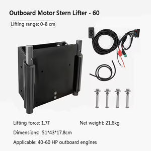 Moteur hors-bord élévateur électrique moteur hors-bord haute puissance hydraulique auxiliaire Support cadre bateau moteur ascenseur suspendu <span class=keywords><strong>Machine</strong></span> - Product Image 3