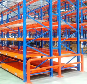 Rak palet pembagi dek jala kawat untuk penyimpanan gudang Decking Snap-in kawat jala berdiri rak palet pembagi - Product Image 2