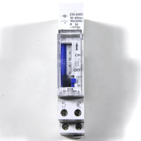 ALION SUL160a 24 jam saklar kontrol waktu harian rel Din dipasang analog 220V 50HZ 60HZ saklar pengatur waktu mekanis