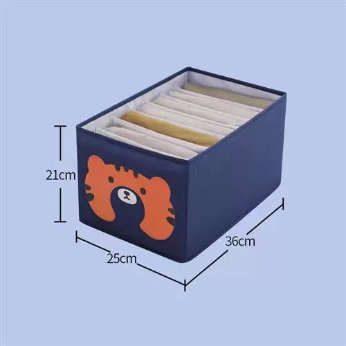 Thick non woven fabric foldable storage folding box bin cubes basket collapsible toy storage box sturdy under bed storage box