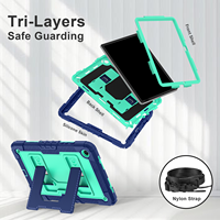 Housse de tablette robuste et résistante, grand support pliable pour Samsung Galaxy Tab A11 Plus A9 Plus 11 pouces, directement de l'usine