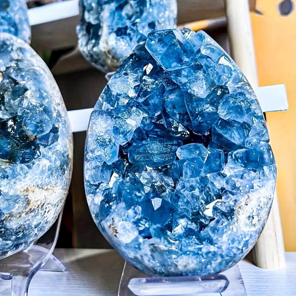 Celestite Geode Quartz Cluster